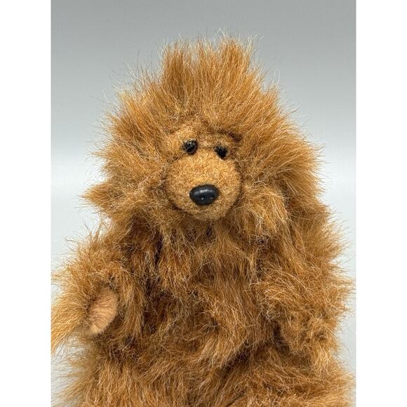 Russ Teddy Bear Grizz Brown Furry Plush 8 Inch Stuffed Animal - Picture 2 of 9